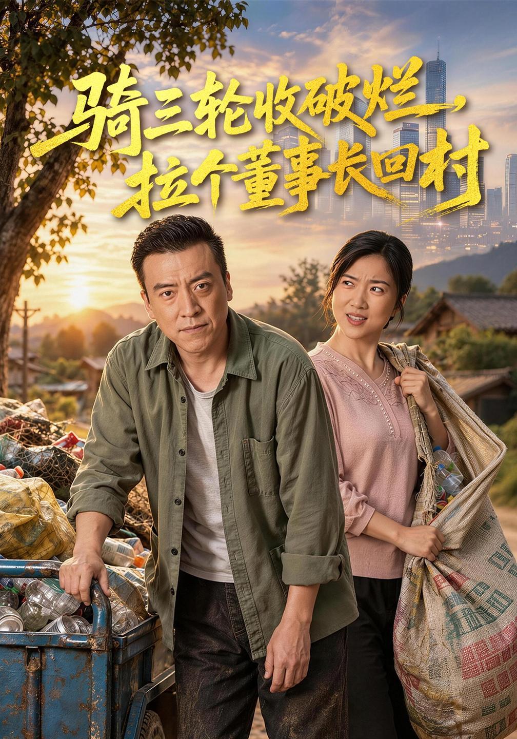 骑三轮收破烂，拉个董事长回村